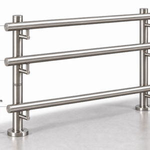 Baranda tipo D Ø50,8 mm con lateral para silla de ruedas