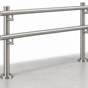 Baranda tipo D Ø50,8 mm sin lateral para silla de ruedas
